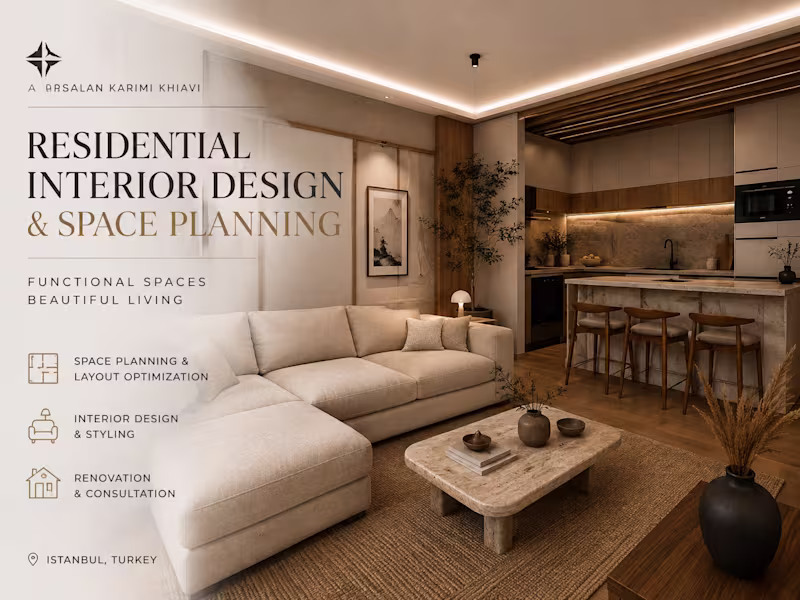 Cover image for Residential Interior Design & Space Planning