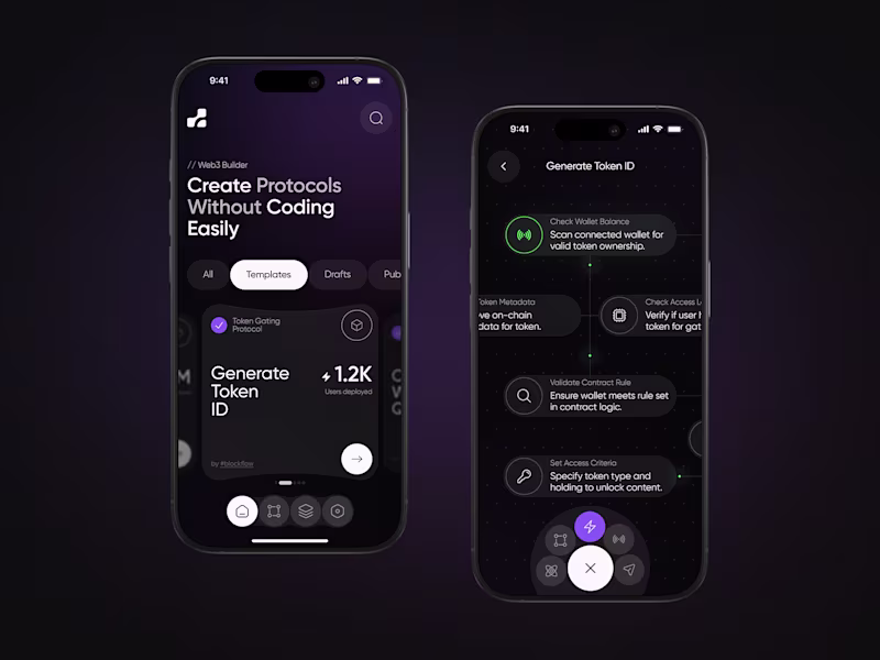 Cover image for BlockFlow Token Gating Protocol UI Design
