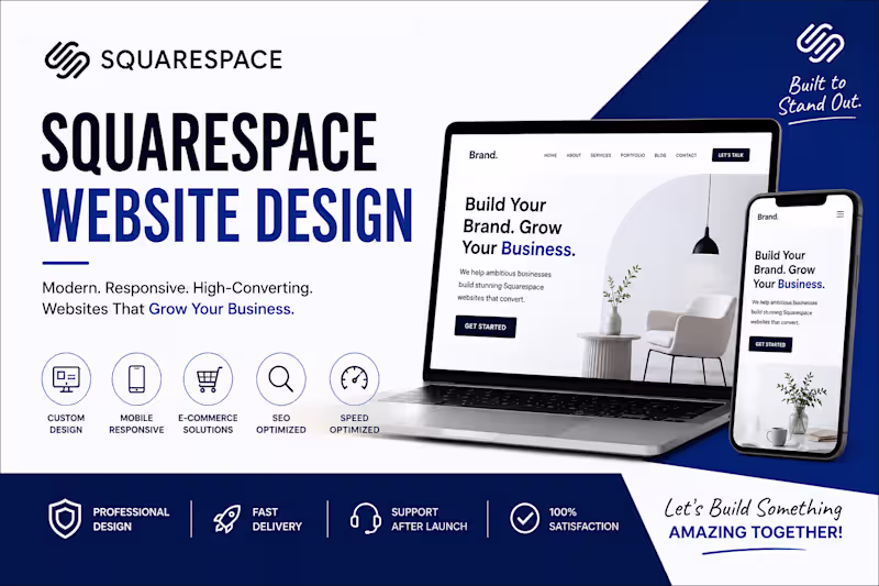 Cover image for Squarespace Website Designer | Custom Business & Ecommerce Web
