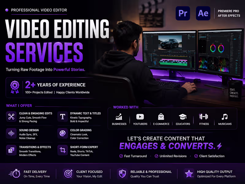 Cover image for Video Editing & Content Creation