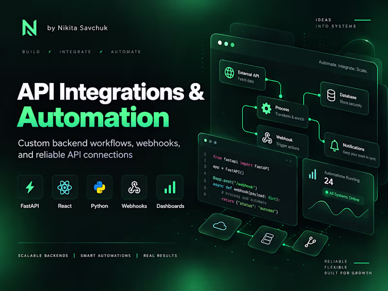 Cover image for Workflow Automation & API Integrations