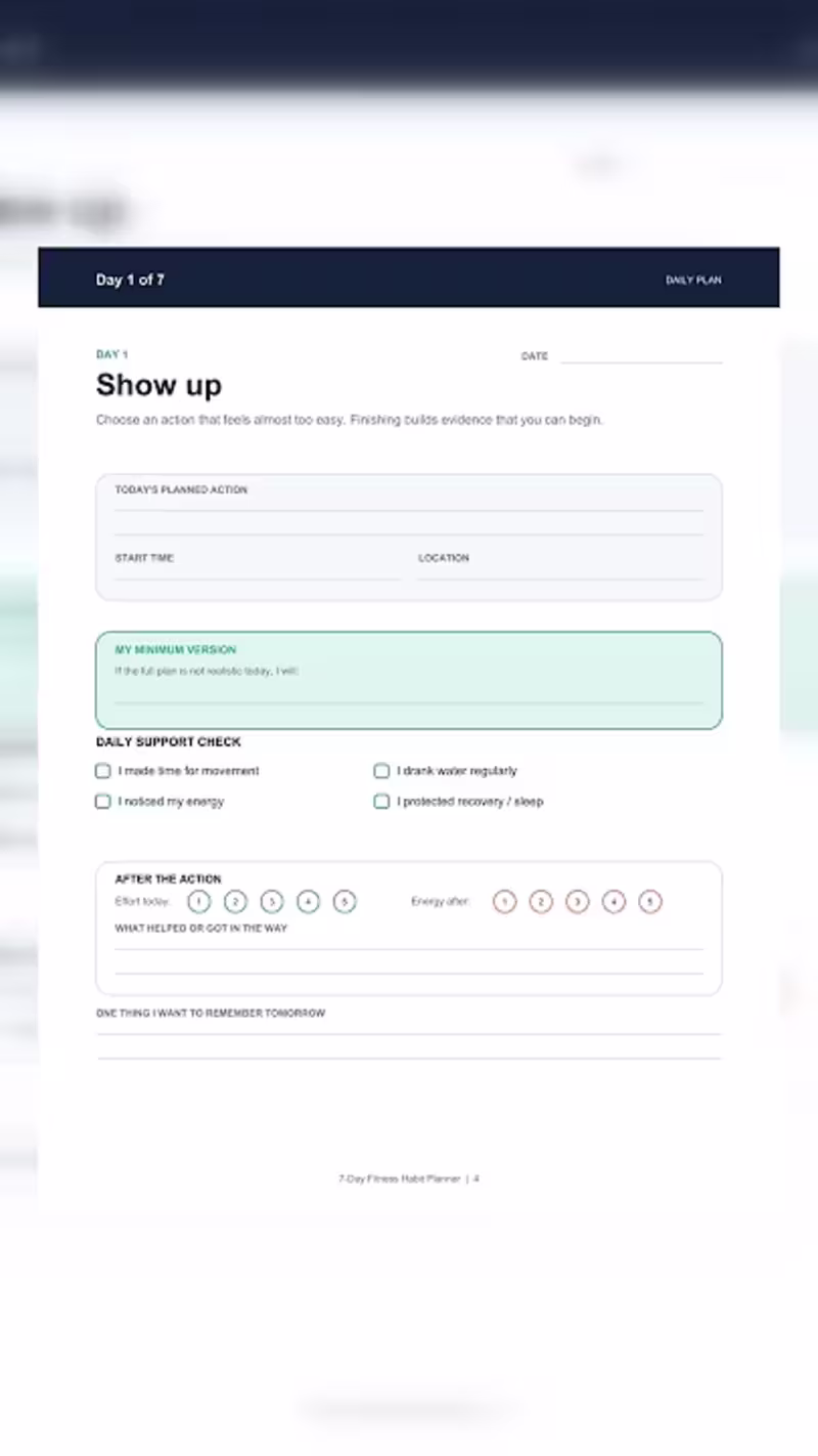 Cover image for Fitness Planner Product Short — Self-Produced