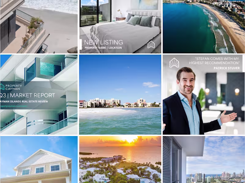 Cover image for Luxury Real Estate Social Media Design – Property Cayman