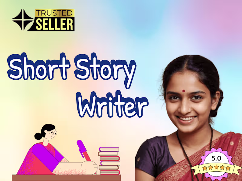 Cover image for Creative Short Stories, Scripts and Ghostwriting Services