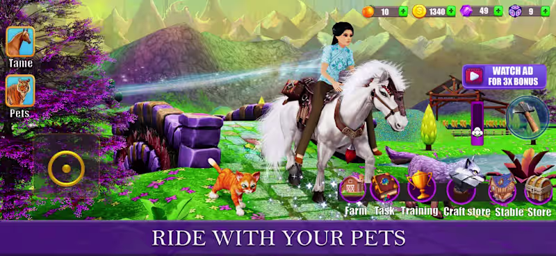 Cover image for Horse Training And Riding Game