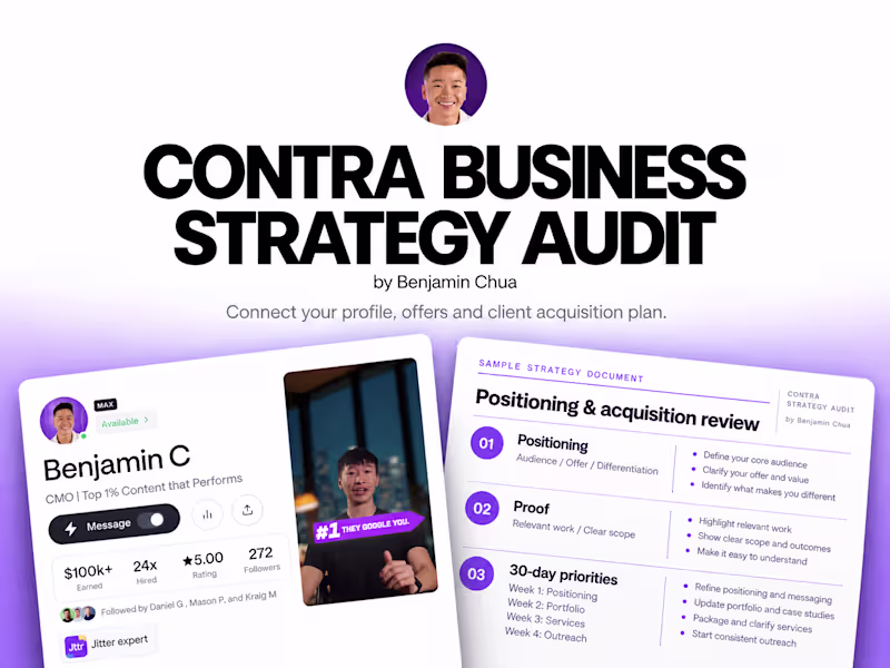 Cover image for Contra Business Strategy Audit