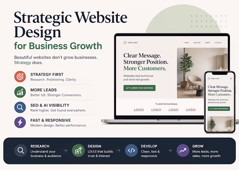 Cover image for Strategic Website Design for Business Growth