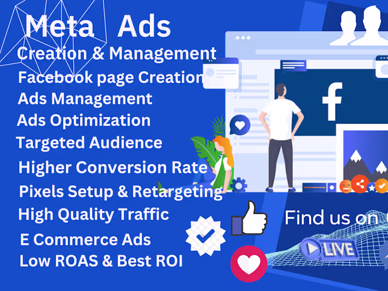 Cover image for Complete Facebook Marketing Solution for Maximum ROAS & ROI