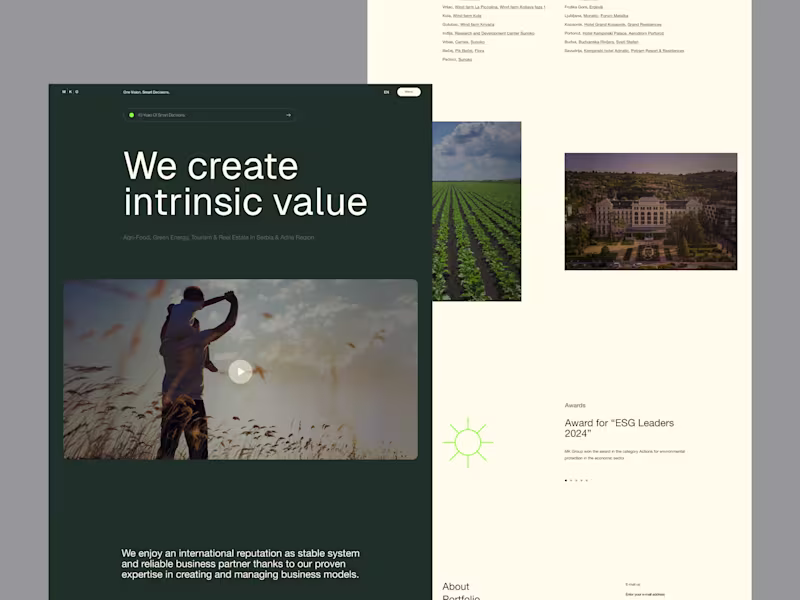 Cover image for Landing page