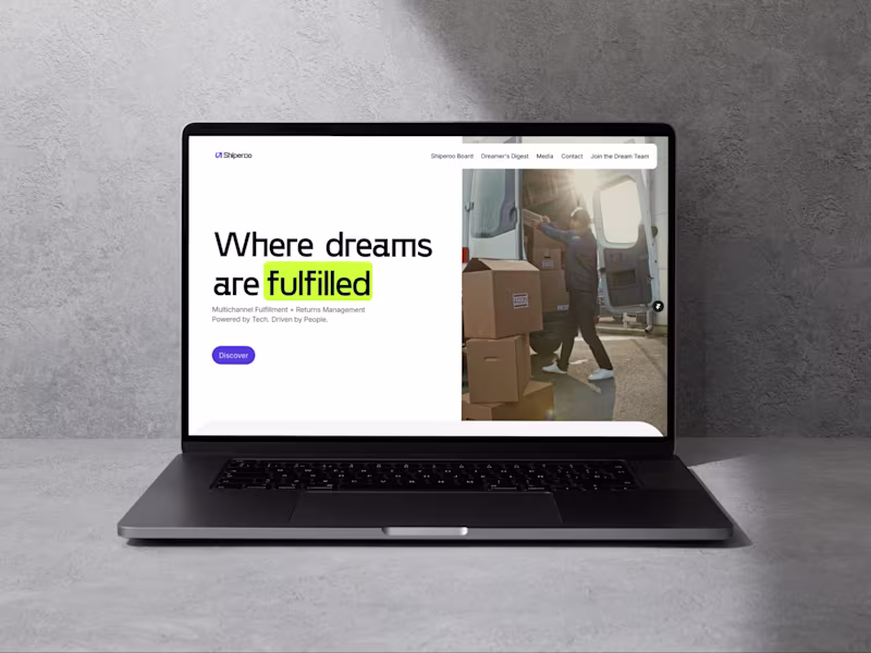 Cover image for Shiperoo Website Dupe