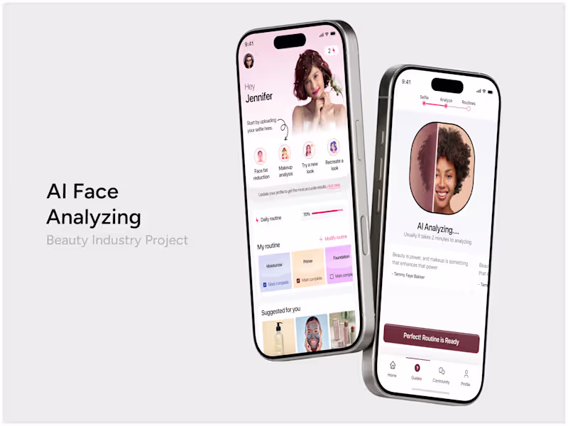 Cover image for AI Face Routine App