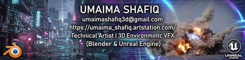 Cover image for 3D Environments & Cinematic VFX (Blender & Unreal Engine)