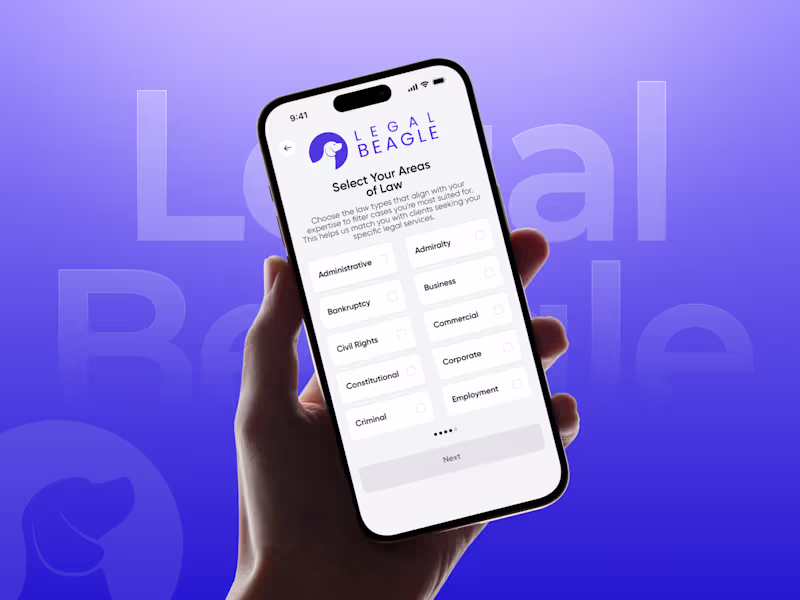 Cover image for Legal Beagle – Mobile App