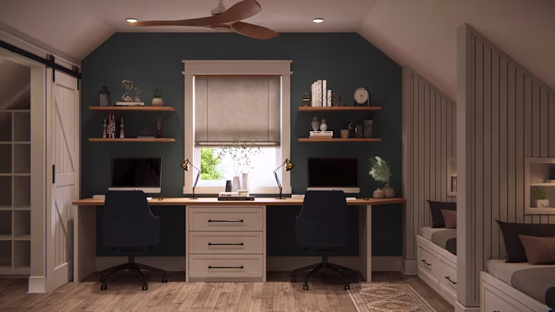 Cover image for Attic Bedroom Interior design