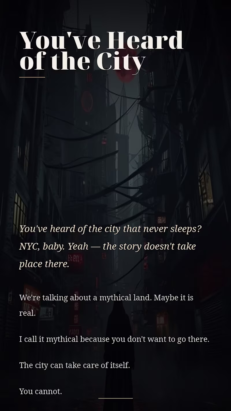 Cover image for The City That Has No