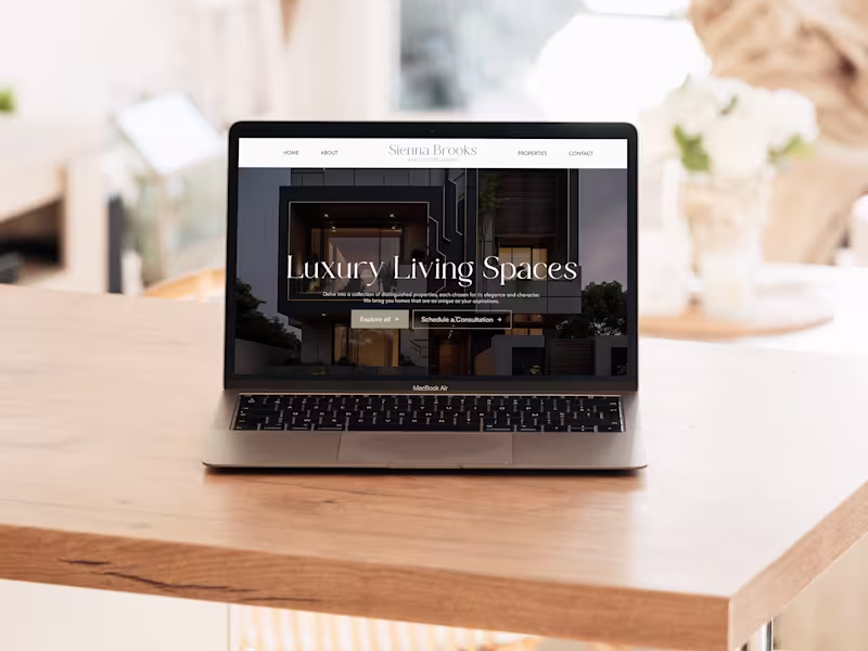 Cover image for Luxury Real Estate Brand and Web Design