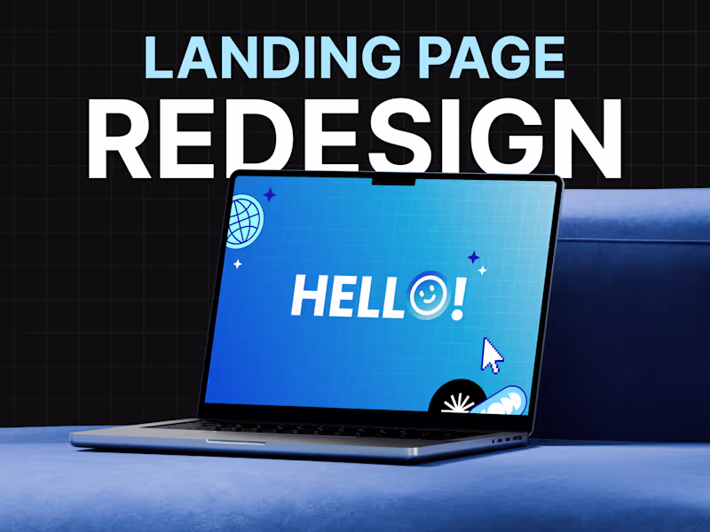 Cover image for Landing Page Redesign - Figma High-Fidelity UI