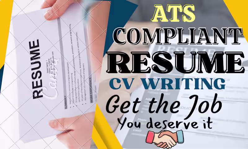 Cover image for Write & Rewrite ATS Resume, Cover Letter, Linkedin Optimization