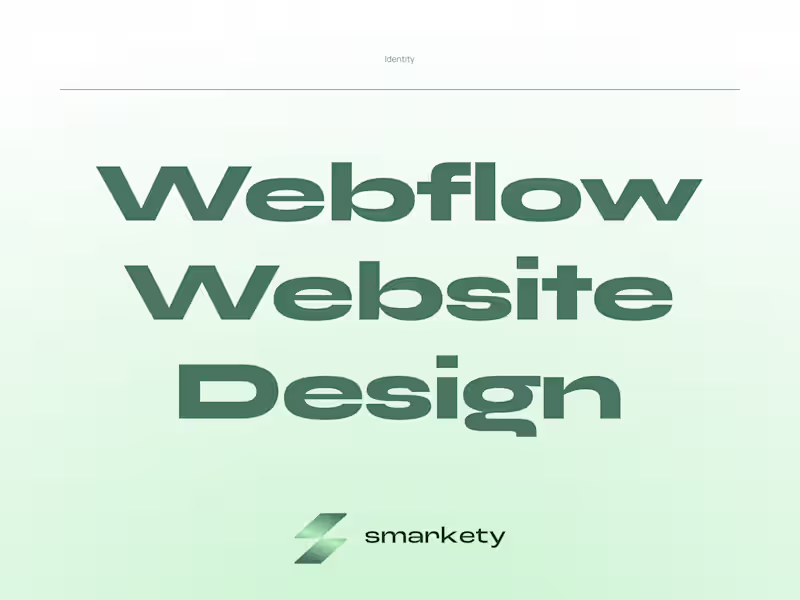 Cover image for Premium Webflow Website Design & Development