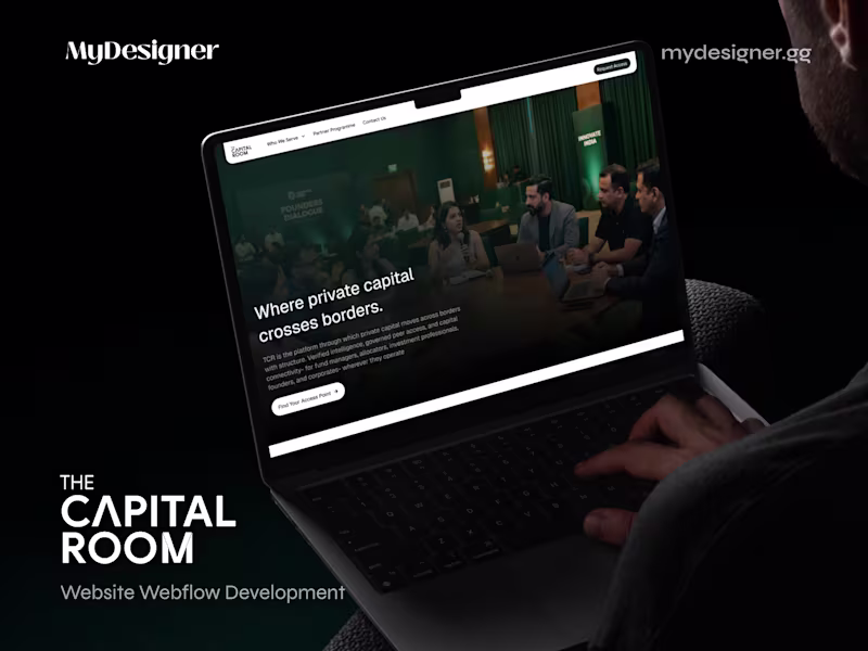 Cover image for Webflow Development for The Capital Room