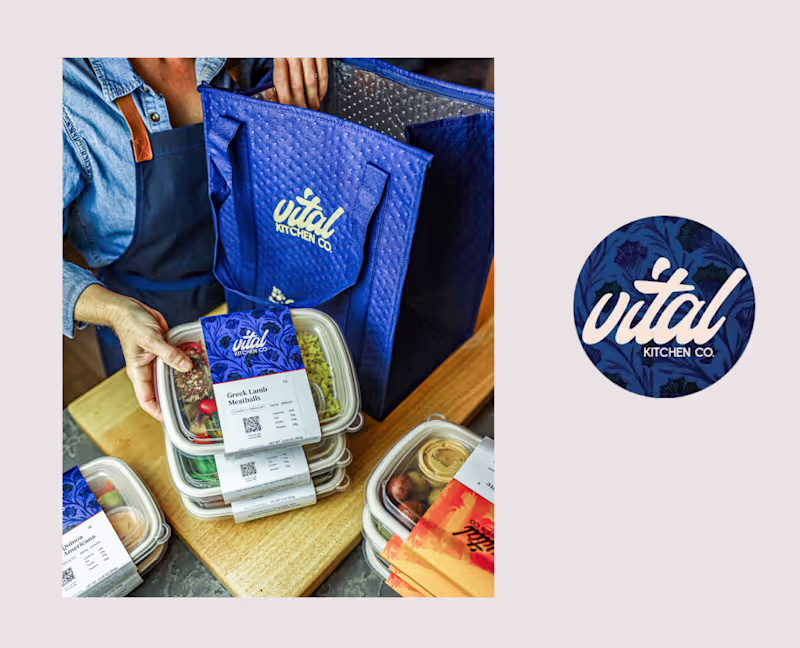 Cover image for The Vital Kitchen Co. rebrand was about reframing value. It’...