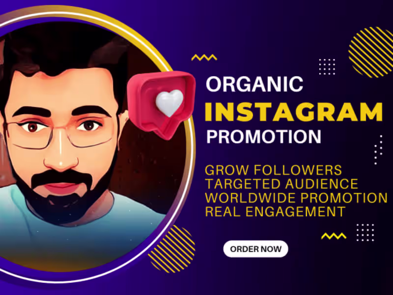 Cover image for Do Instagram promotion with organic audience 