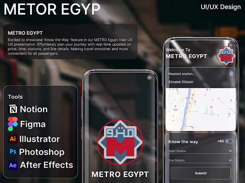 Cover image for METRO EGYPT UI/UX Design 