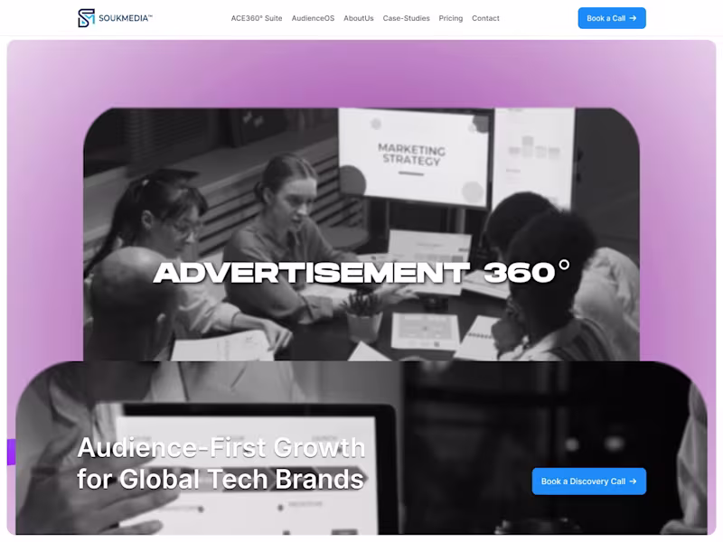 Cover image for SOUKMEDIA: B2B Audience Solutions | Advertising, Content, Event…