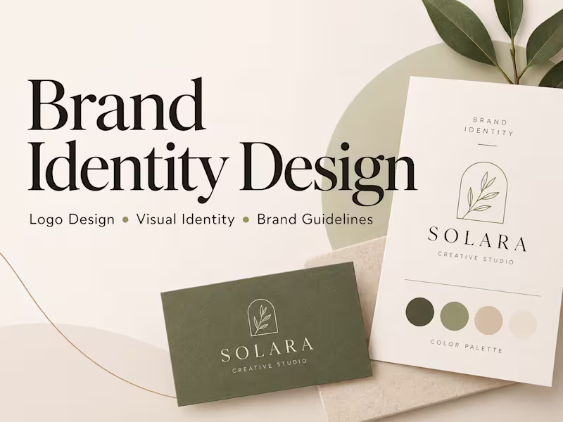 Cover image for I Will Design a Unique Logo & Complete Brand Identity