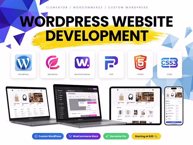 Cover image for WordPress Website Development