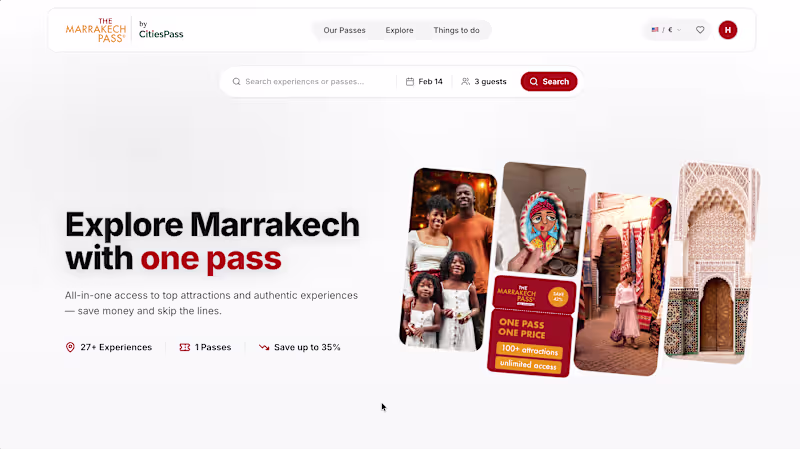 Cover image for MarrakechPass | Tourism City Pass