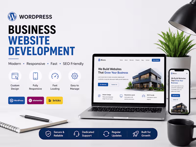 Cover image for WordPress Business Website Development