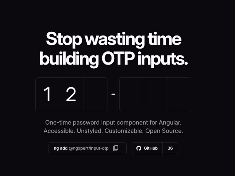 Cover image for ngxpert/input-otp