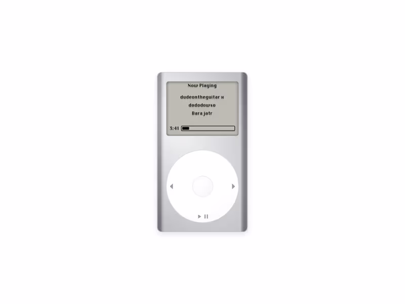 Cover image for Turned the iPod from my