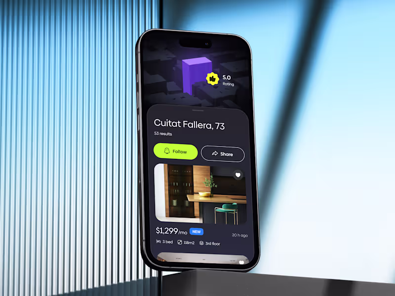 Cover image for Perro Rent App UI UX Design