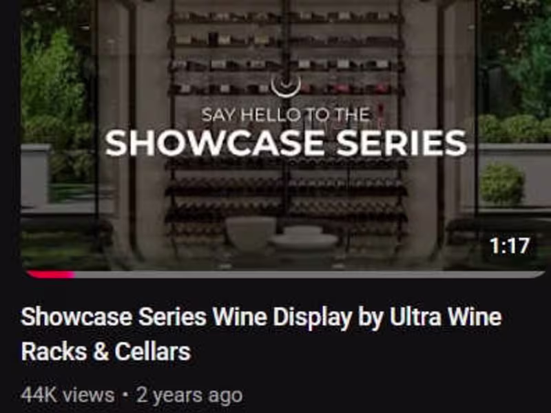Cover image for Wine Display Promo | 44K Views - Brand Video