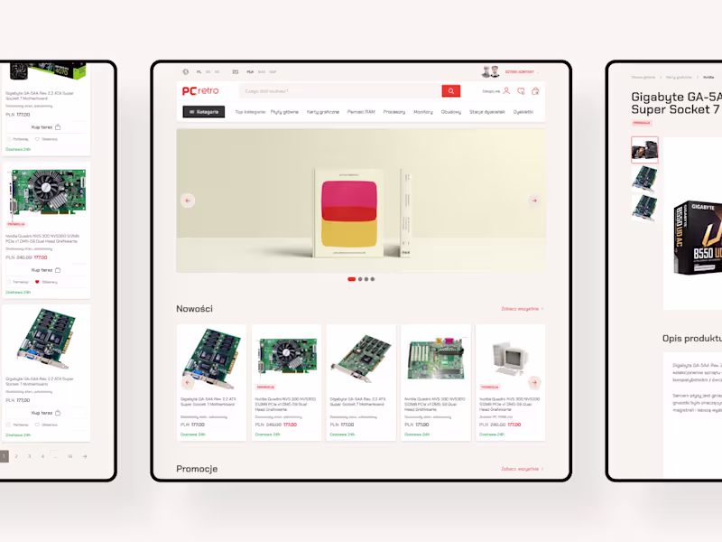 Cover image for E-commerce UX and UI Design