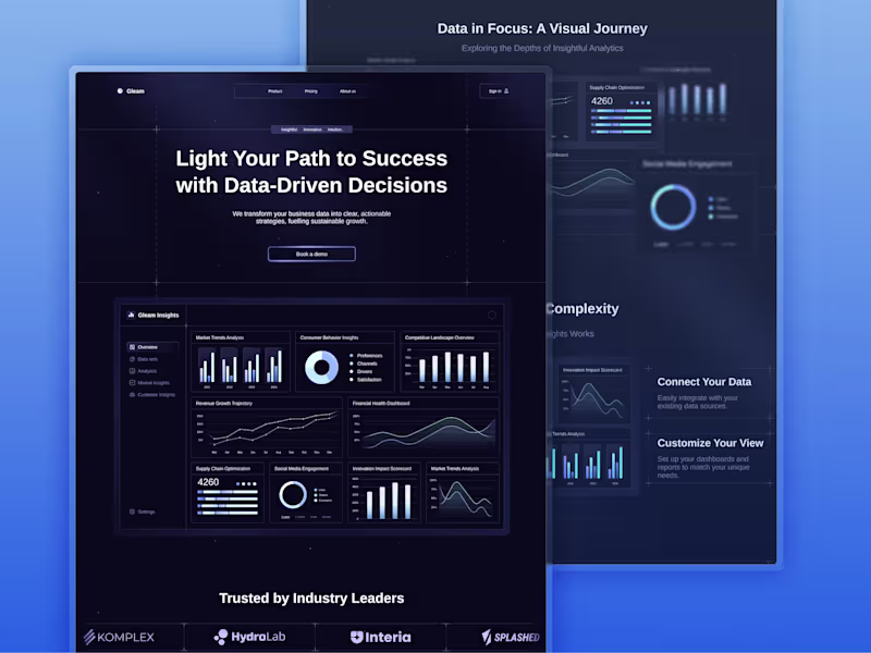 Cover image for SaaS Landing Page Design + Implementation