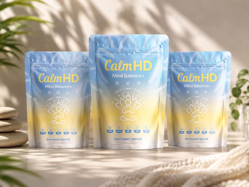 Cover image for Calm HD Mind Balance Pouch Packaging