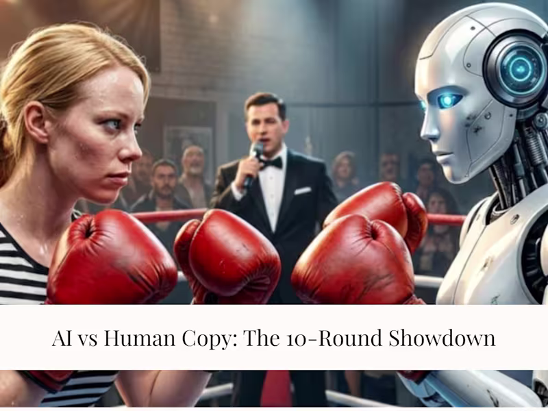 Cover image for AI vs Human Copywriting: A 10-Round Showdown