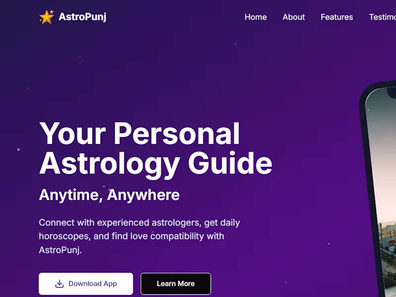 Cover image for AstroPunj - Your Personal Astrology App