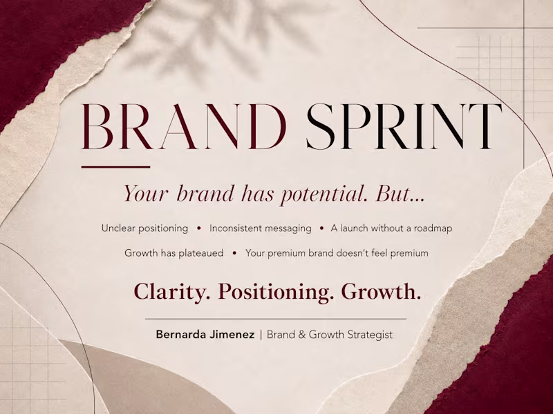 Cover image for Brand Positioning Sprint