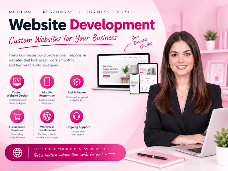 Cover image for Website Development & Design
