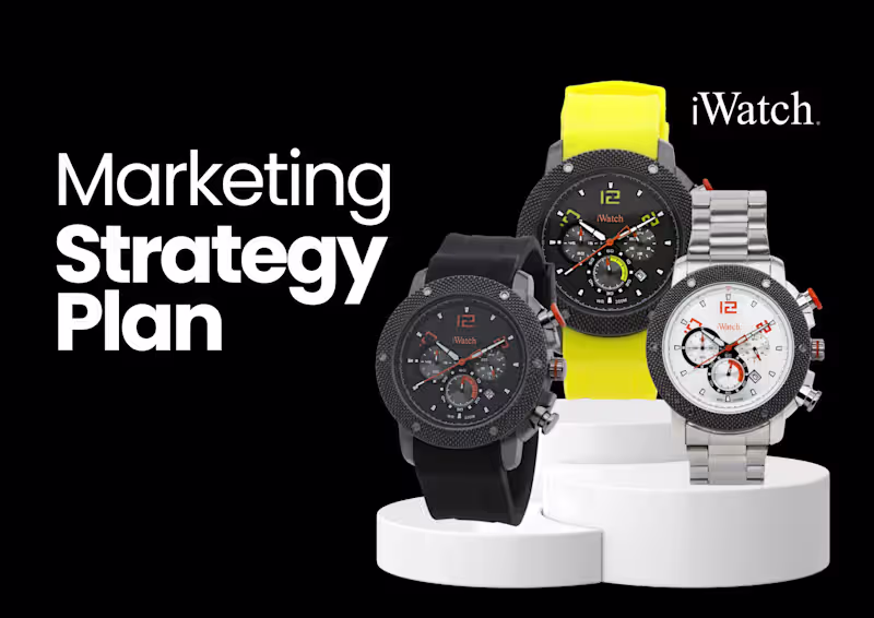 Cover image for iWatch Marketing Plan