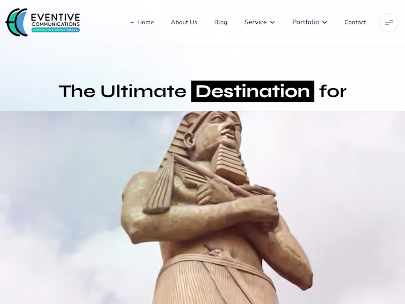 Cover image for Eventive Communications - Website