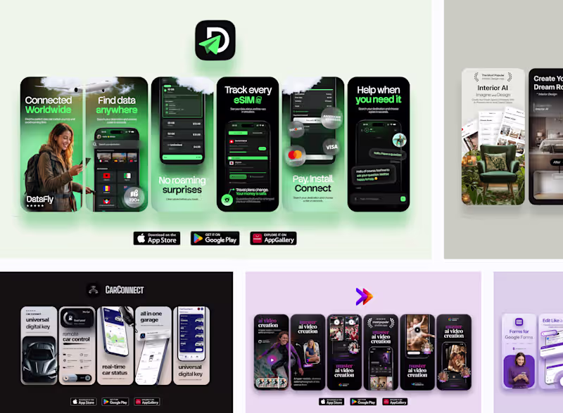 Cover image for   High-Converting App & Play Store Screenshots