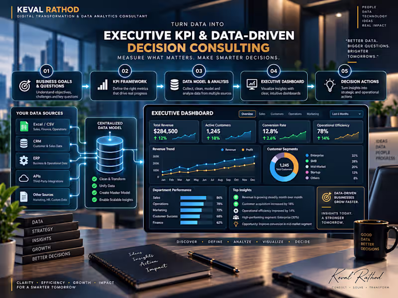 Cover image for Executive KPI & Data-Driven Decision Consulting