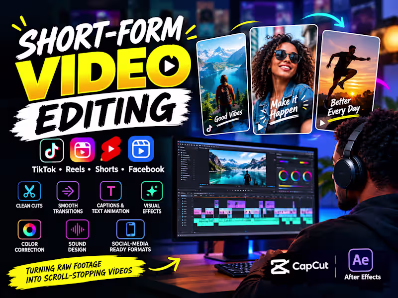 Cover image for I edited this short-form video