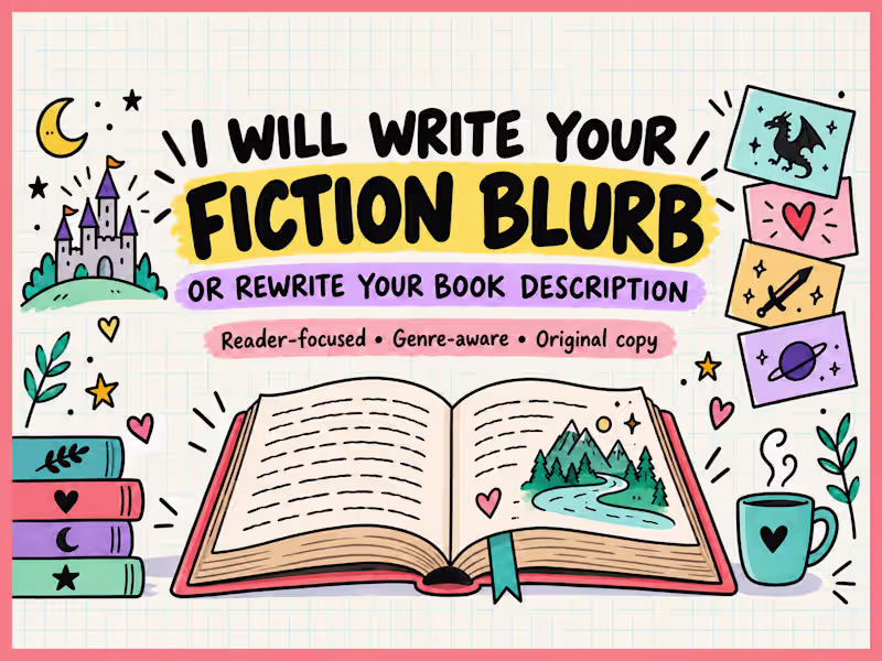 Cover image for Book Blurb Writing That Hooks the Right Readers