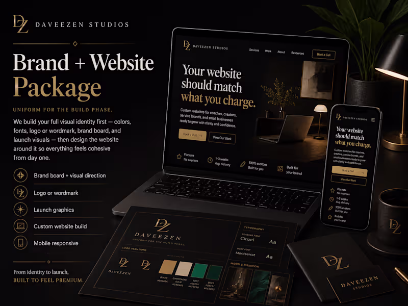 Cover image for Brand + Website Package
